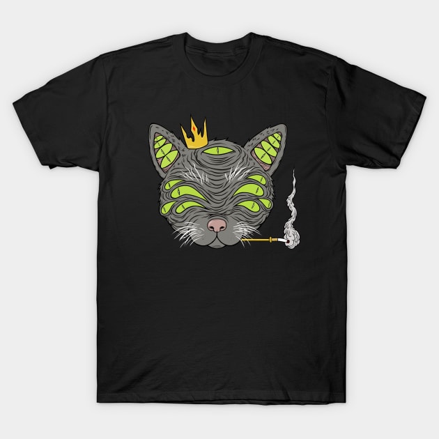 Mutant Cat T-Shirt by flynnryanart